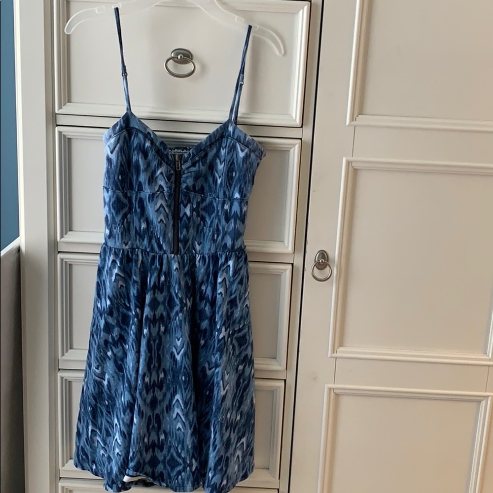 Blue patterned Aeropostale dress size medium